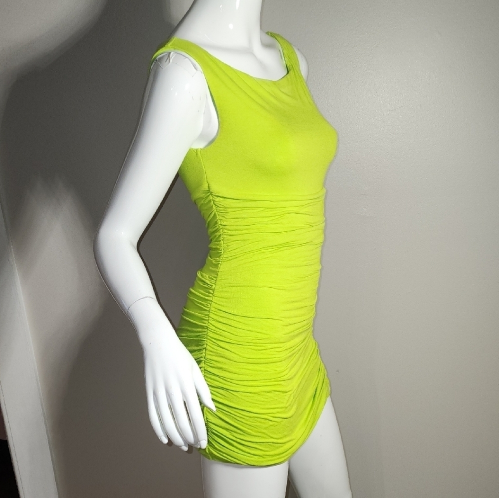 AFRM Neon Green Mini Dress Use Ones